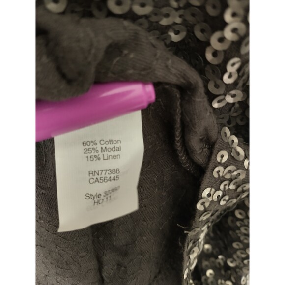 NWT J. Crew Gray Sequin Tank Top Women’s Large Sparkly Sleeveless Party Blouse - Picture 7 of 7